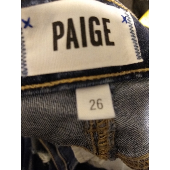 Paige Distressed Verdugo Ankle Jeans - Picture 10 of 14